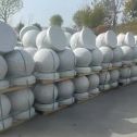 威海 白麻花岗岩石材圆球，石球，挡车球，隔离球，景观石球，风水球等