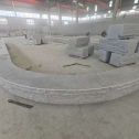威海 芝麻白异形坐凳，自然面光面弧形加工