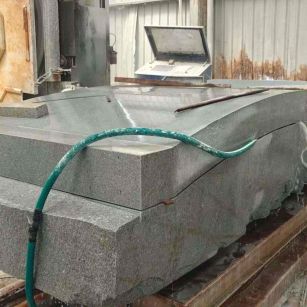 威海 芝麻灰异型加工-拱桥