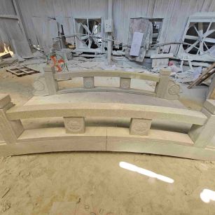 威海 芝麻灰花岗岩异形加工-拱桥，石桥