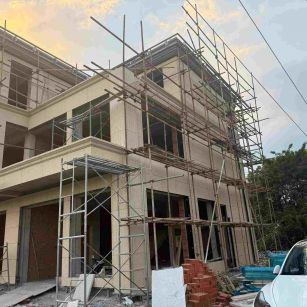 威海 黄金麻荔枝面花岗岩外墙干挂