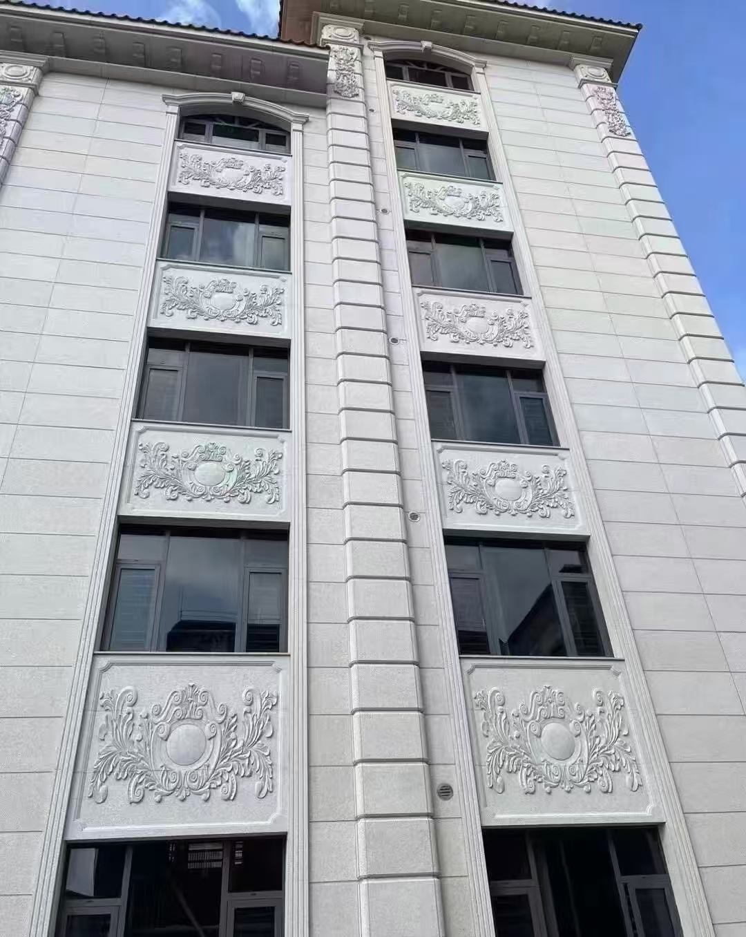 威海 白麻荔枝面花岗岩别墅外墙干挂