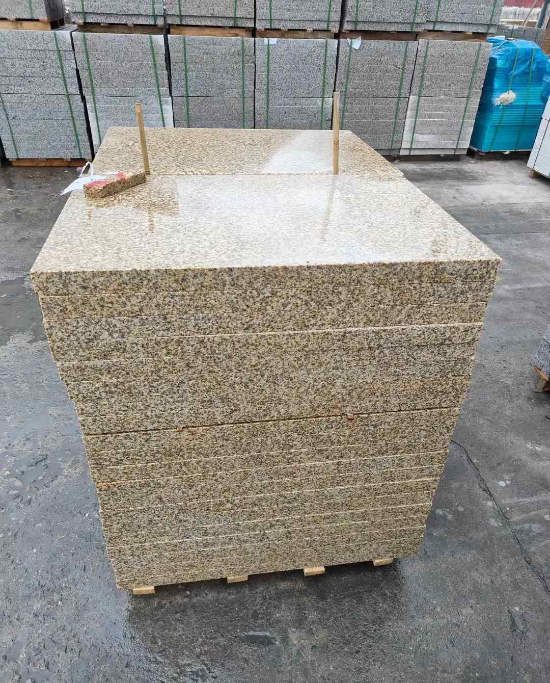 威海 湖北黄金麻花岗岩石材荔枝面外墙石材