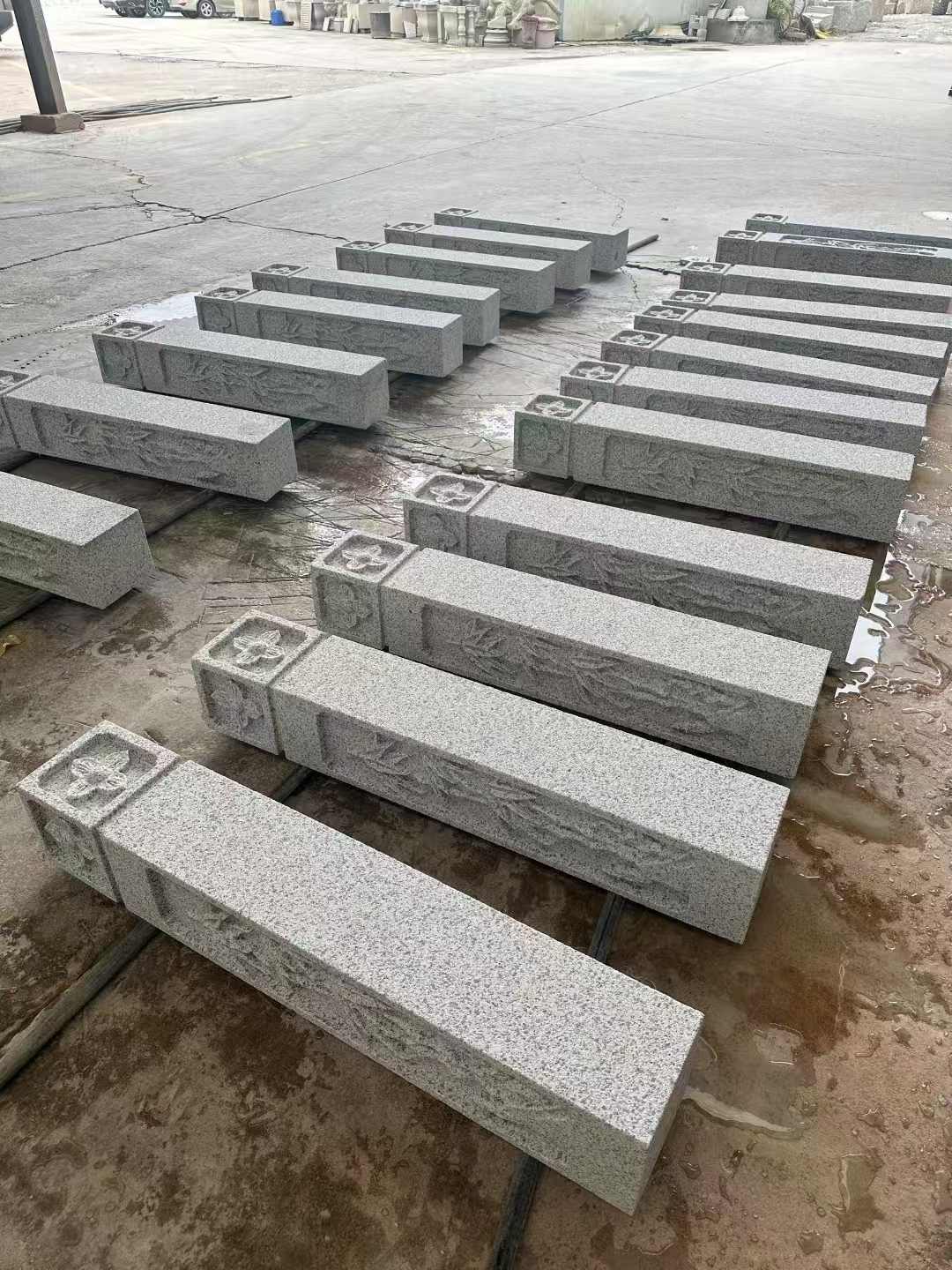 威海 白麻方柱雕花防水