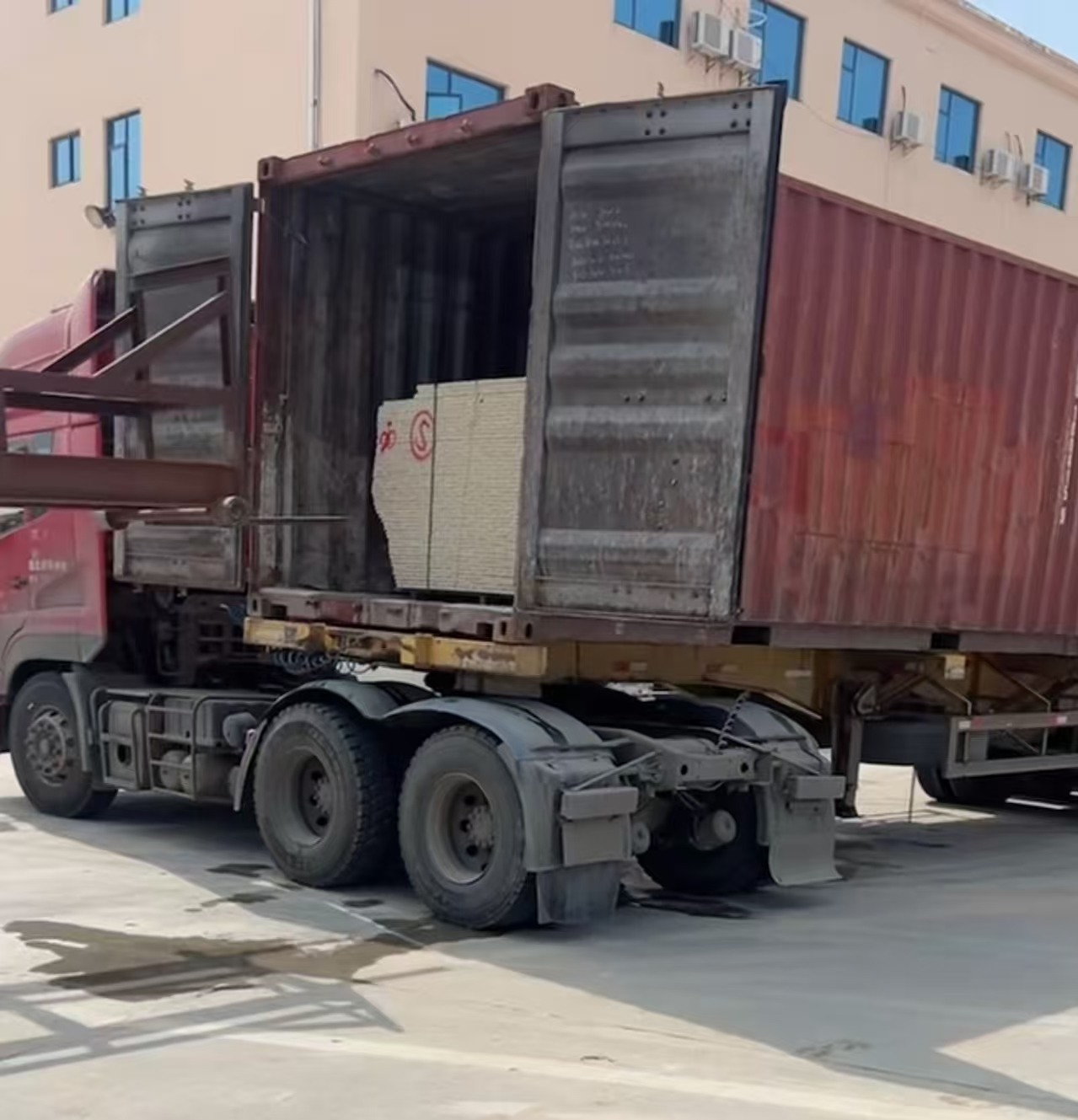 威海 黄金麻荔枝面毛板