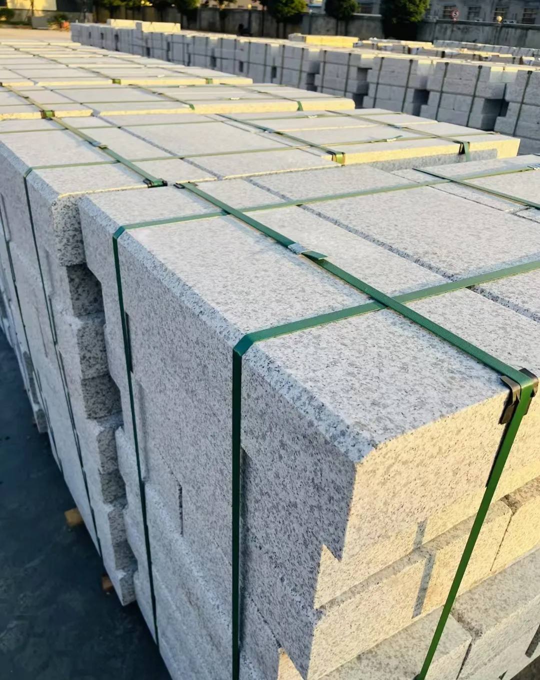 威海 白麻花岗岩路沿石，马路牙子，路缘石，平石，立缘石等